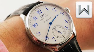 IWC Portuguese F.A. Jones Lacquer Dial Hand Wound IW5442-03 Luxury Watch Review