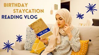 my book buying ban lasted for 30 days |  birthday + staycation + book haul ~ READING VLOG 