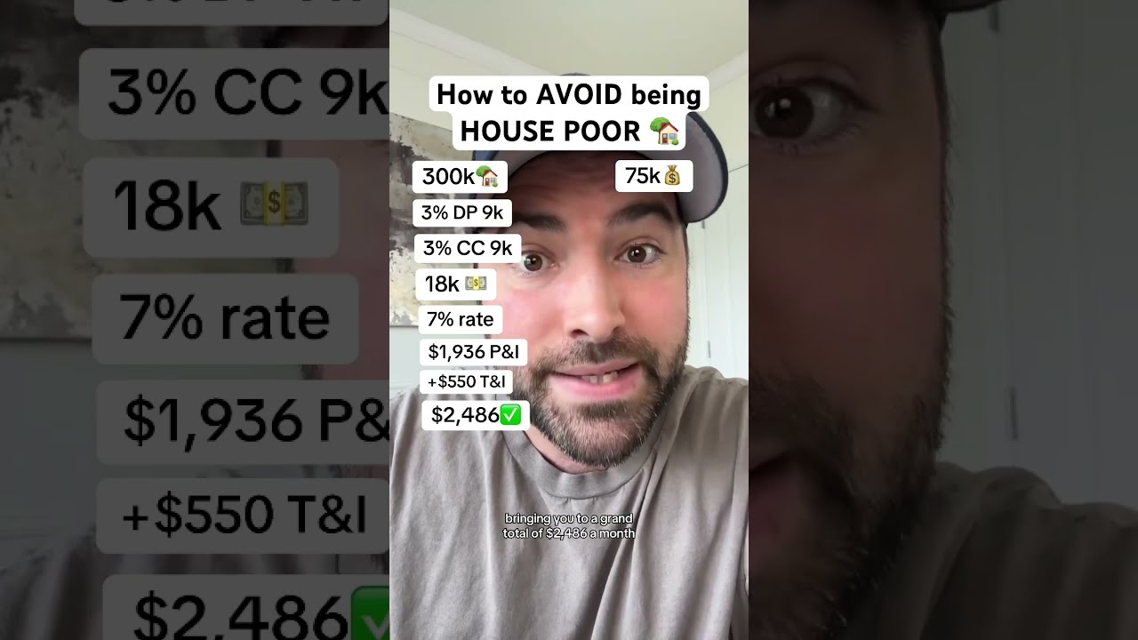 How To AVOID Being HOUSE POOR As A Millennial And Gen Z First Time Homebuyer 