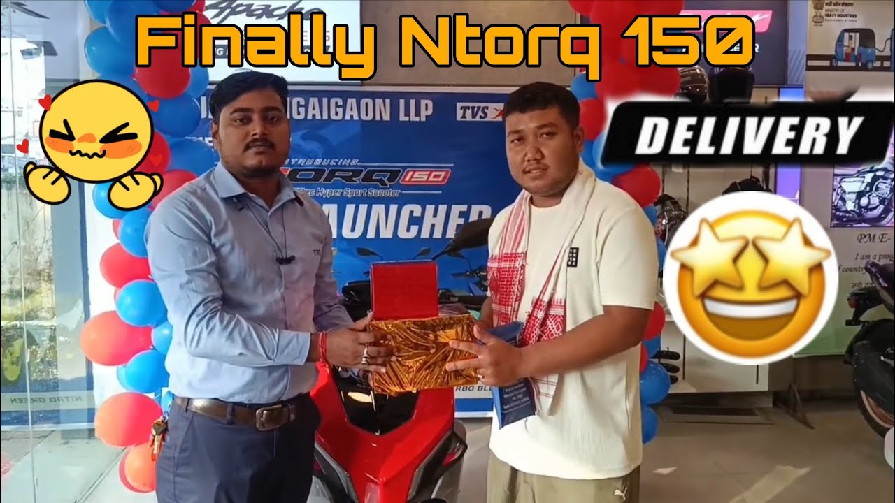 Finally Ntorq150 Delivery 🤩🤩🤩