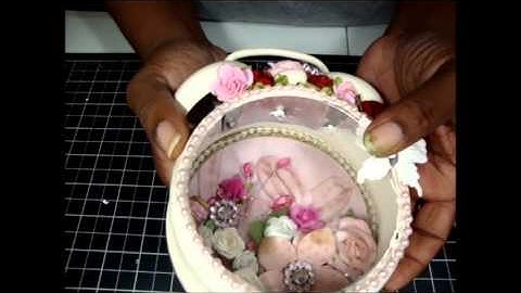 altered tim holtz clock