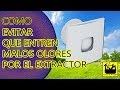 Malos olores por el extractor baño, como evitarlo