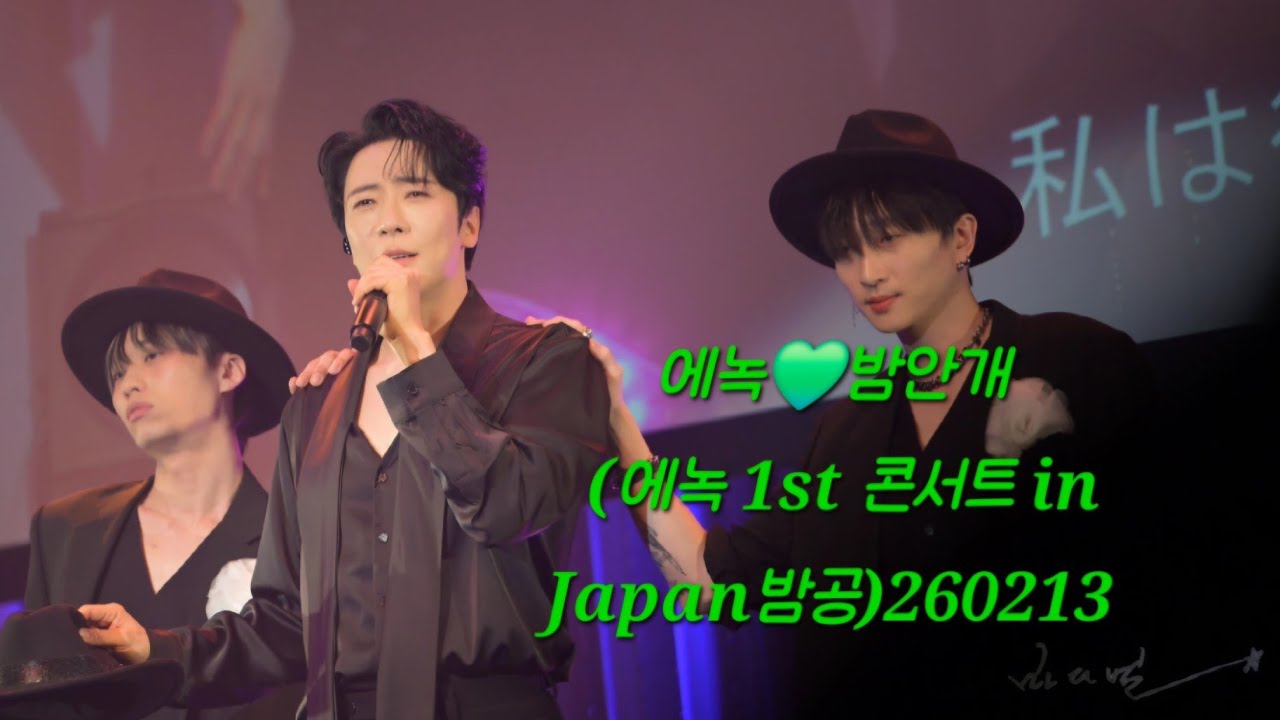 에녹💚밤안개 (에녹 1st 콘서트 in Japan 밤공)260213