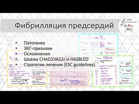 Фибрилляция предсердий: Причины, Диагностика, Лечение (рекомендации ESC 2016)