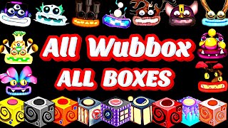 All Wubbox 50👾UP/DOWN : All Eggs and Boxes With Sounds All islands🏝 