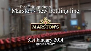 Marston's New Bottling Line Opening Highlights
