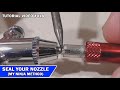 Sealing The Nozzle Using Beeswax by Airbrush Ninja