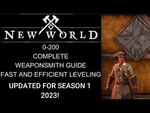 New World 0-200 Weapon Smithing Guide, Season 1 2023 !! Easy And Cheapest Way I Found!