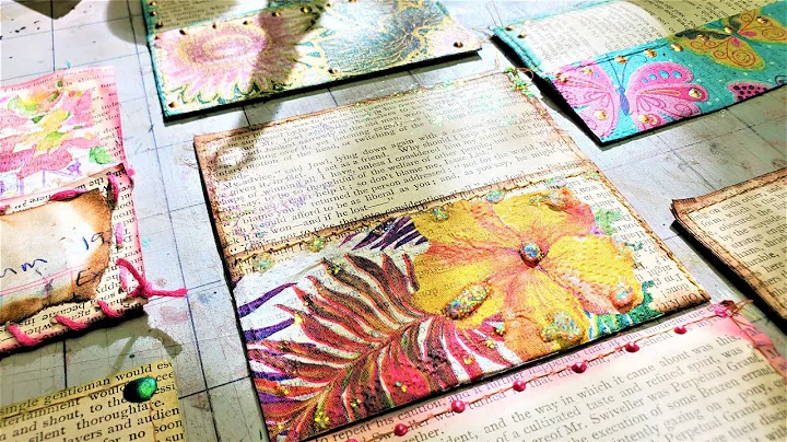 Junk Journal Using Up Book Pages Ep 77: BOOK PAGE POCKETS! for your Junk Journals! The Paper Outpost