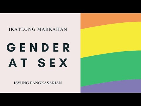 GRADE 10 AP : ISYUNG PANGKASARIAN: GENDER AT SEX | ARALING PANLIPUNAN | IKATLONG MARKAHAN