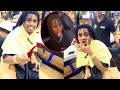 Dama sonou damay watou ndakh wally seck dans un salon de coiffure pour change son style