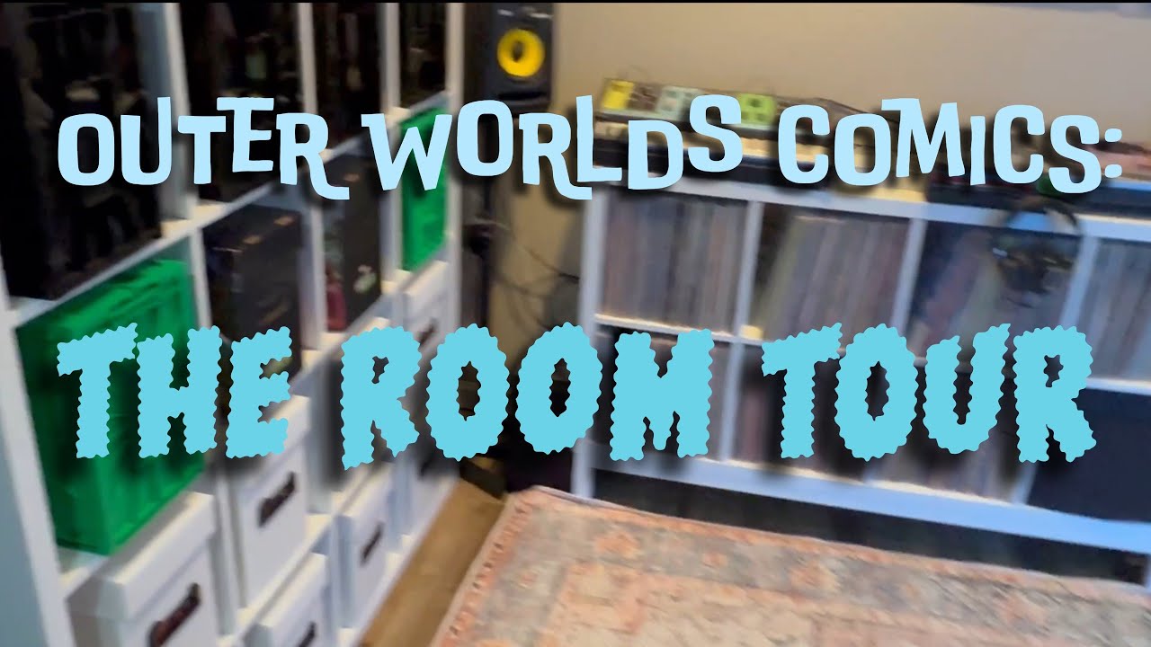Comic Book and Vinyl Room Tour 2025! - YouTube