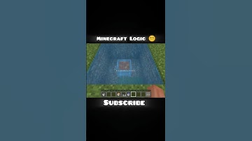 Minecraft Water Logic 😵‍💫 #minecraft #trending #gaming #logic #shorts #nivetadhingramusic