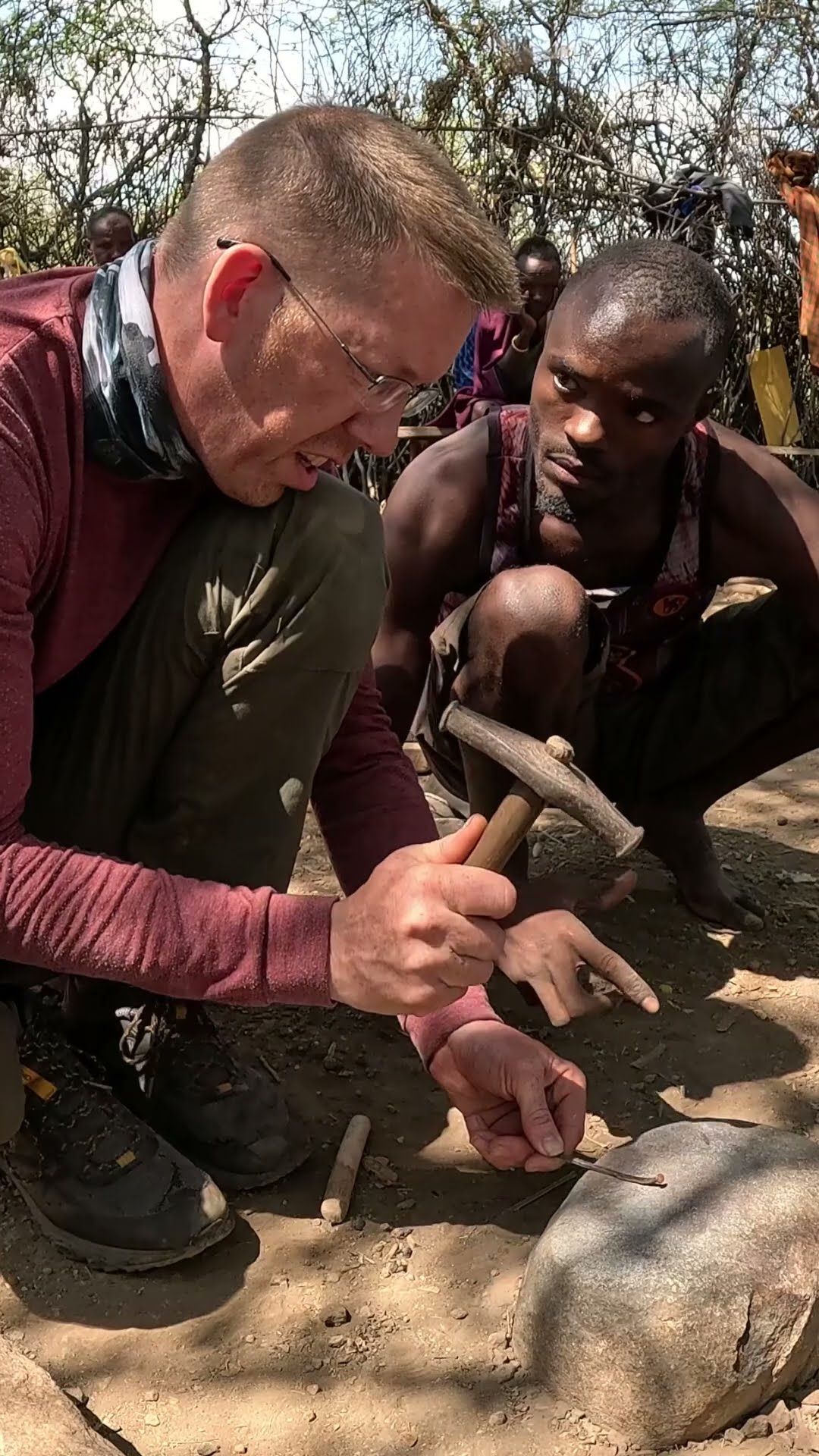 Forging Poison Arrowheads from a Nail (with the Datoga Tribe)