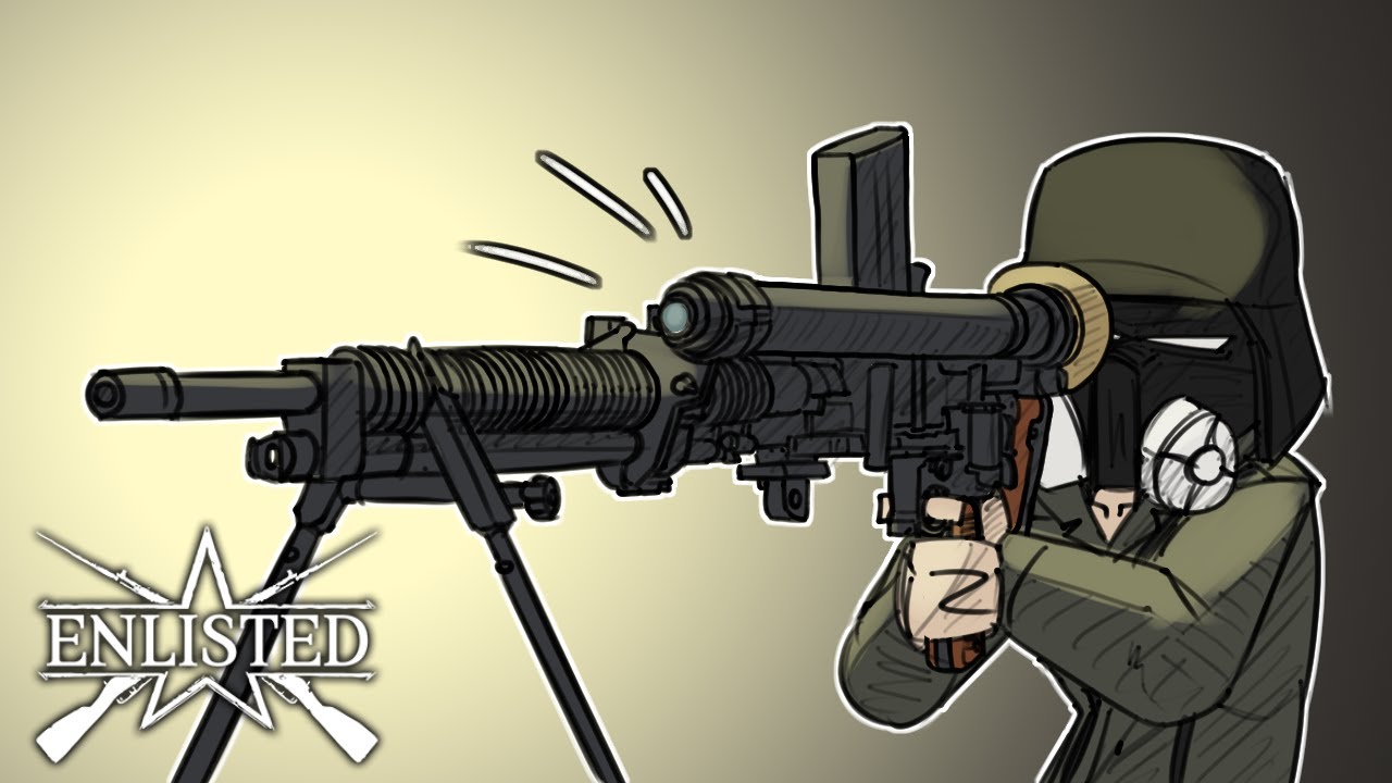Возвращение снайперского ручного пулемета...тяжелее — Enlisted (обзор ручного пулемета Type 97 + ...
