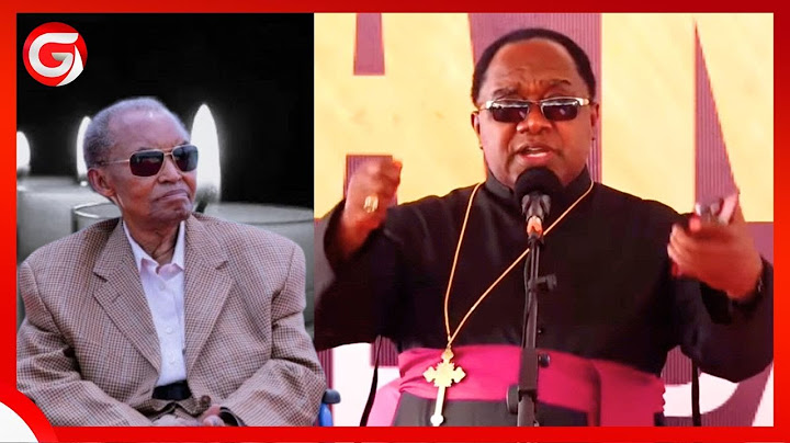MANENO MAZITO ya ASKOFU BAGONZA MSIBANI - MANENO YAKE kwa HAYATI MSUYA - WATU WATIKISA VICHWA...
