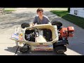 I Bought The World's Smallest Gas Powered Go Kart (Will It Run?)