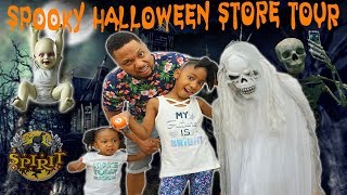 Spirit Halloween Store Tour - Animatronics Costumes And Scary Decorations! Family Vlog