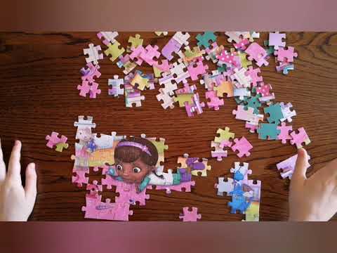 Доктор Плюшева собираю пазл 104 детали puzzle Doc Mcstuffins Clinic
