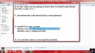 how to install code blocks IDE (turbo c alternative)