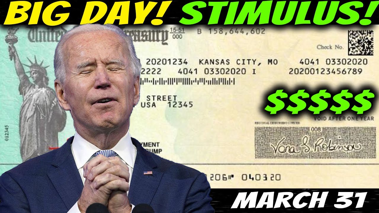 BIG DAY! $1,400 Stimulus Check Update: Student Loan Forgiveness & Infrastructure Bill - March 31