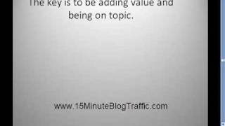 Blog Commenting - A Great Traffic Strategy