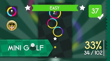 COLOR SWITCH | Part 37 (Easy - Mini Golf 025-034) | WalkThrough