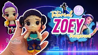 Zoey Amigurumi tutorial part 2 spanish/english #crochet #kpopdemonhunters