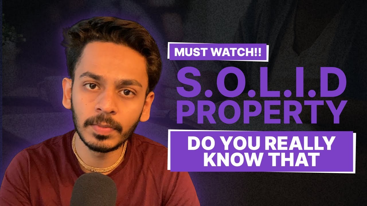 SOLID Principles | Do You Really Know Them ? - YouTube