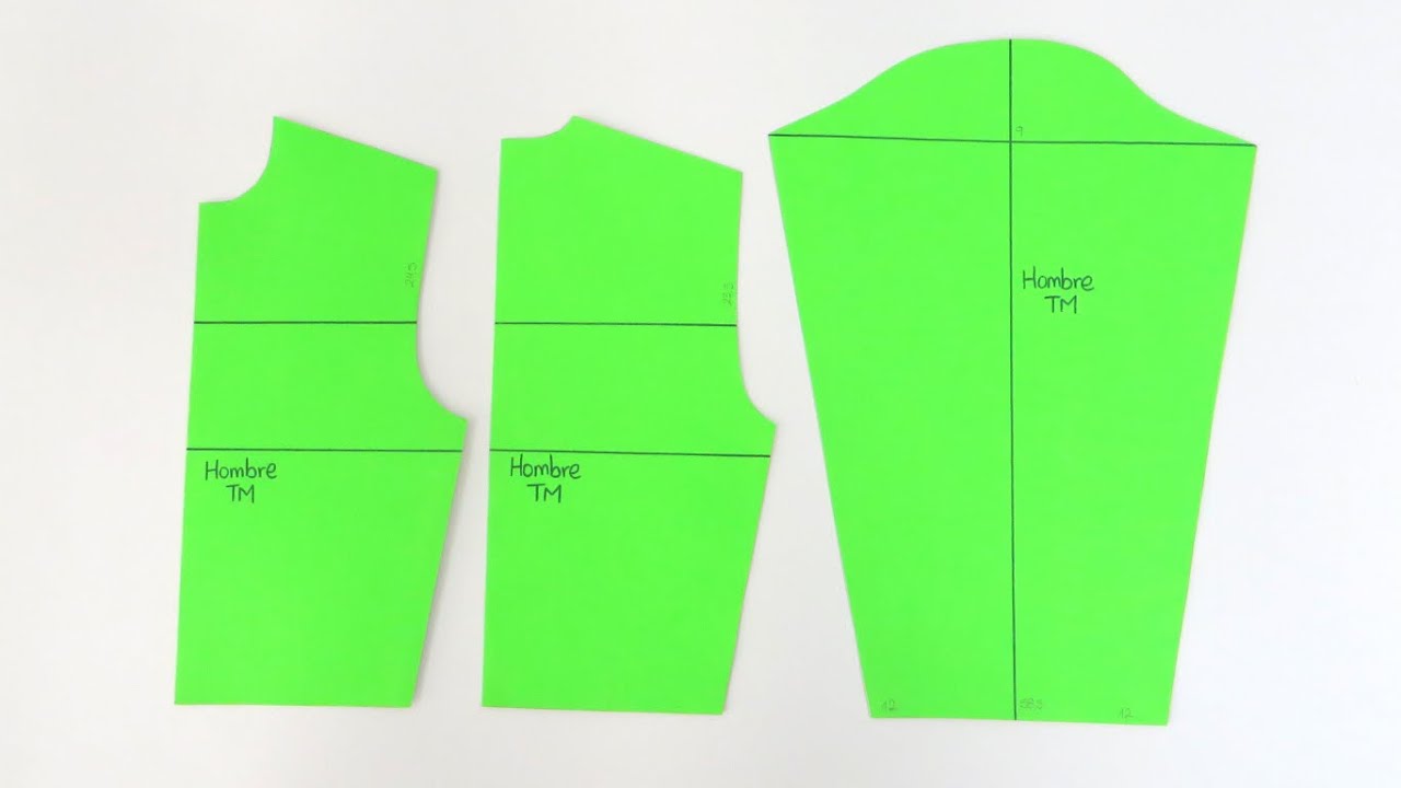 TRAZO PATRÓN BÁSICO INFANTIL Y HOMBRE