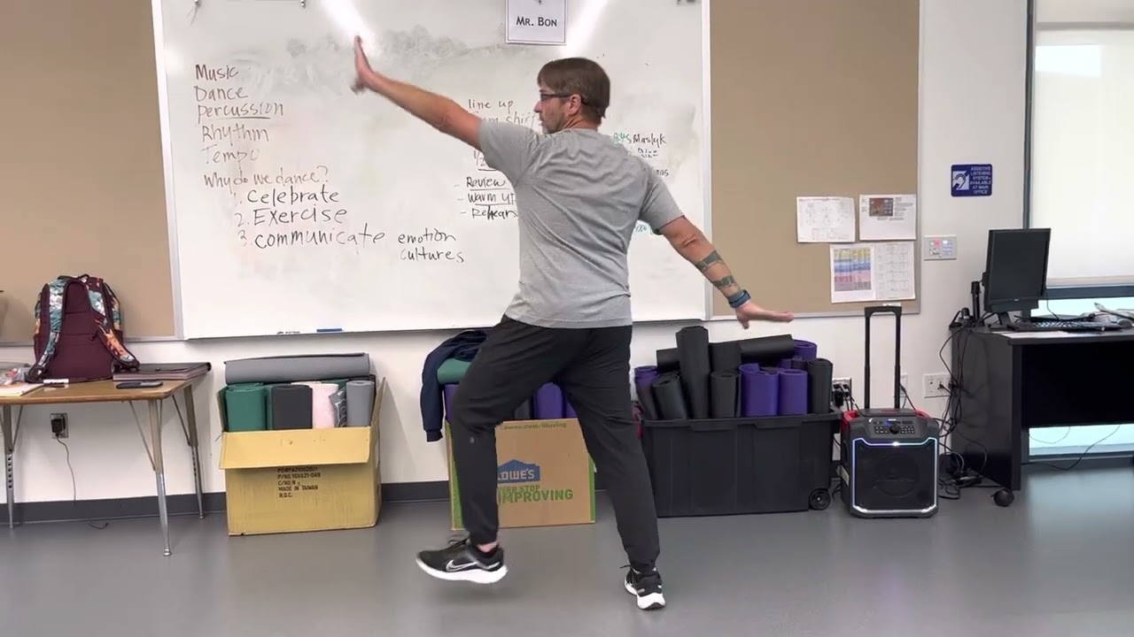 Good time practice video w Brian facing away