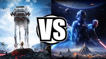 Comparison - Battlefront (2015) vs Battlefront 2 (2017) TRAILERS