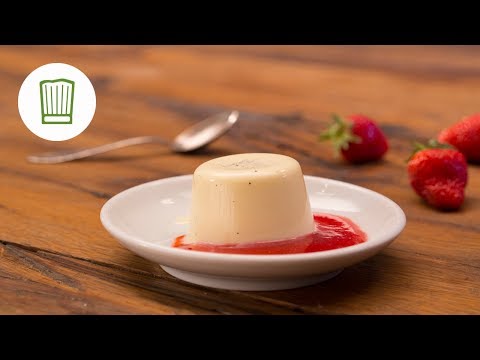 Video: Wie Man Erdbeer-Panna-Cotta Macht