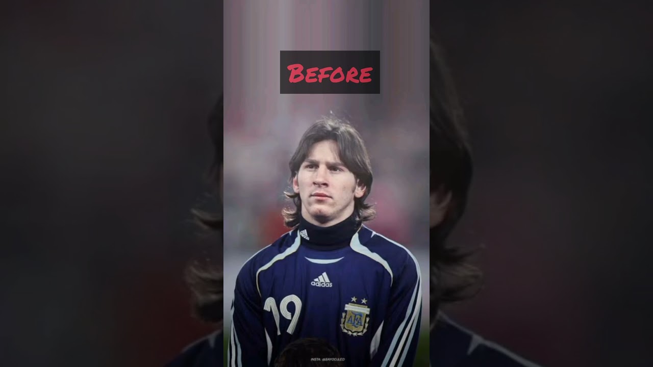 🤯lional messi transformation