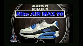 Nike AIR MAX 90 (Light Smoke Grey/Summit White/Black) Quick Actual Look