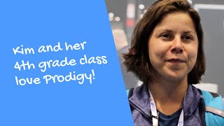 Kim and her 4th grade class love Prodigy!