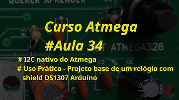 Programação Atmega Aula 34 - Uso prático do I2C do atmega328