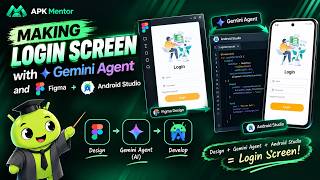 I Built a Login Screen Using Gemini Agent 🤯 | Figma + Android Studio Guide