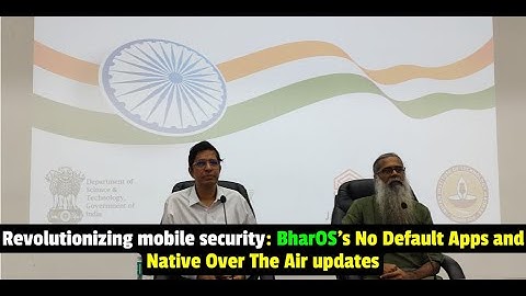 Introducing BharOS: India