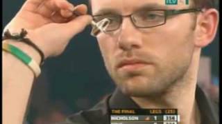 Paul Nicholson vs Mervyn King - 2010 Players Championship Finals - Part 1.avi