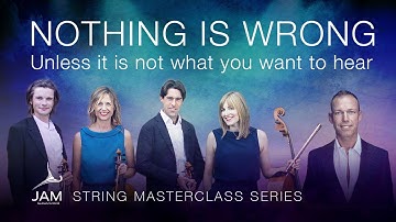 18. NOTHING IS WRONG UNLESS IT IS NOT WHAT YOU WANT TO HEAR