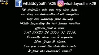 Celebrity #45 - Can you break the code? Net Worth