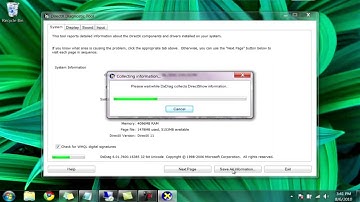 How To export DxDiag to a text file on your desktop