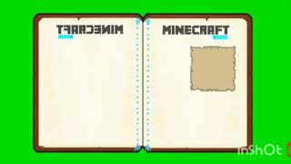 Minecraft Book Flip Animation Green Screen