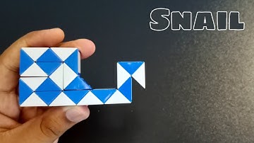 How to Make Snail with Snake Cube or Rubik