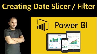 power bi tutorials | how to create date slicer / filter in power bi