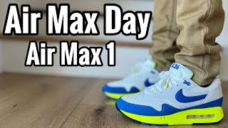 Air Max 1 Air Max Day “Royal & Volt” Review & On Feet