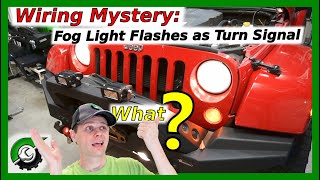 Jeep Jk Fog Light Flashes as Turn Signal - FIX! by JeepSolid 2,108 views 6 months ago 9 minutes, 8 seconds