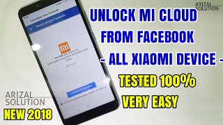 Lupa Password Akun Mi Unlock Mi Account Mi Cloud Semua Xiaomi Tanpa Pc Via Facebook Account Youtube