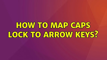 Ubuntu: How to map caps lock to arrow keys?